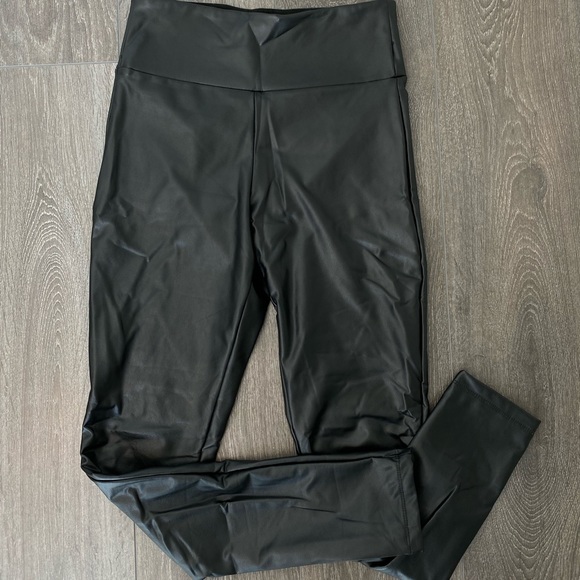 Garage faux leather high rise leggings ๐ - Picture 5 of 13